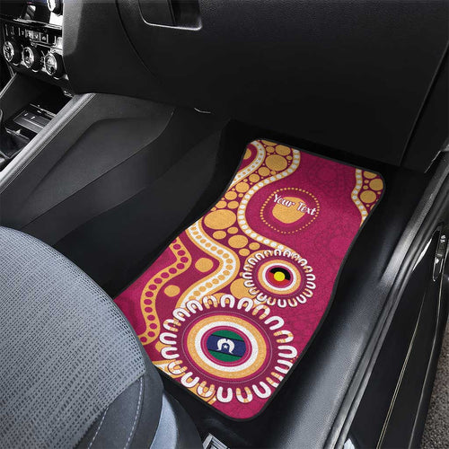 Brisbane Lions NAIDOC 2026 Personalised Car Mats 50 Years of Deadly Aboriginal Art