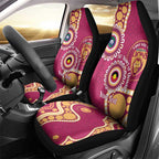 Brisbane Lions NAIDOC 2026 Personalised Car Seat Cover 50 Years of Deadly Aboriginal Art