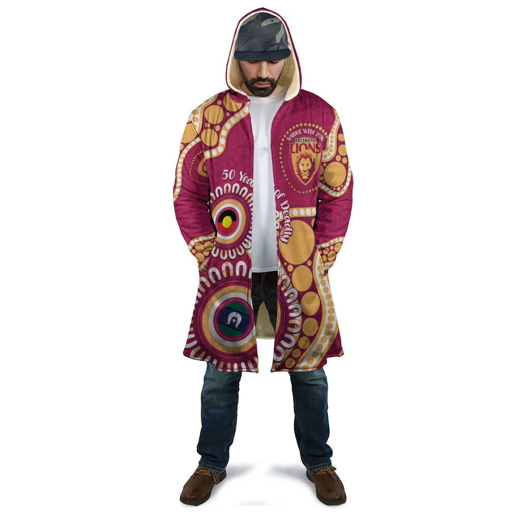 Brisbane Lions NAIDOC 2026 Personalised Cloak 50 Years of Deadly Aboriginal Art