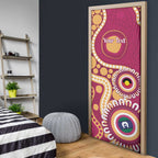 Brisbane Lions NAIDOC 2026 Personalised Door Cover 50 Years of Deadly Aboriginal Art
