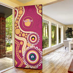 Brisbane Lions NAIDOC 2026 Personalised Door Cover 50 Years of Deadly Aboriginal Art