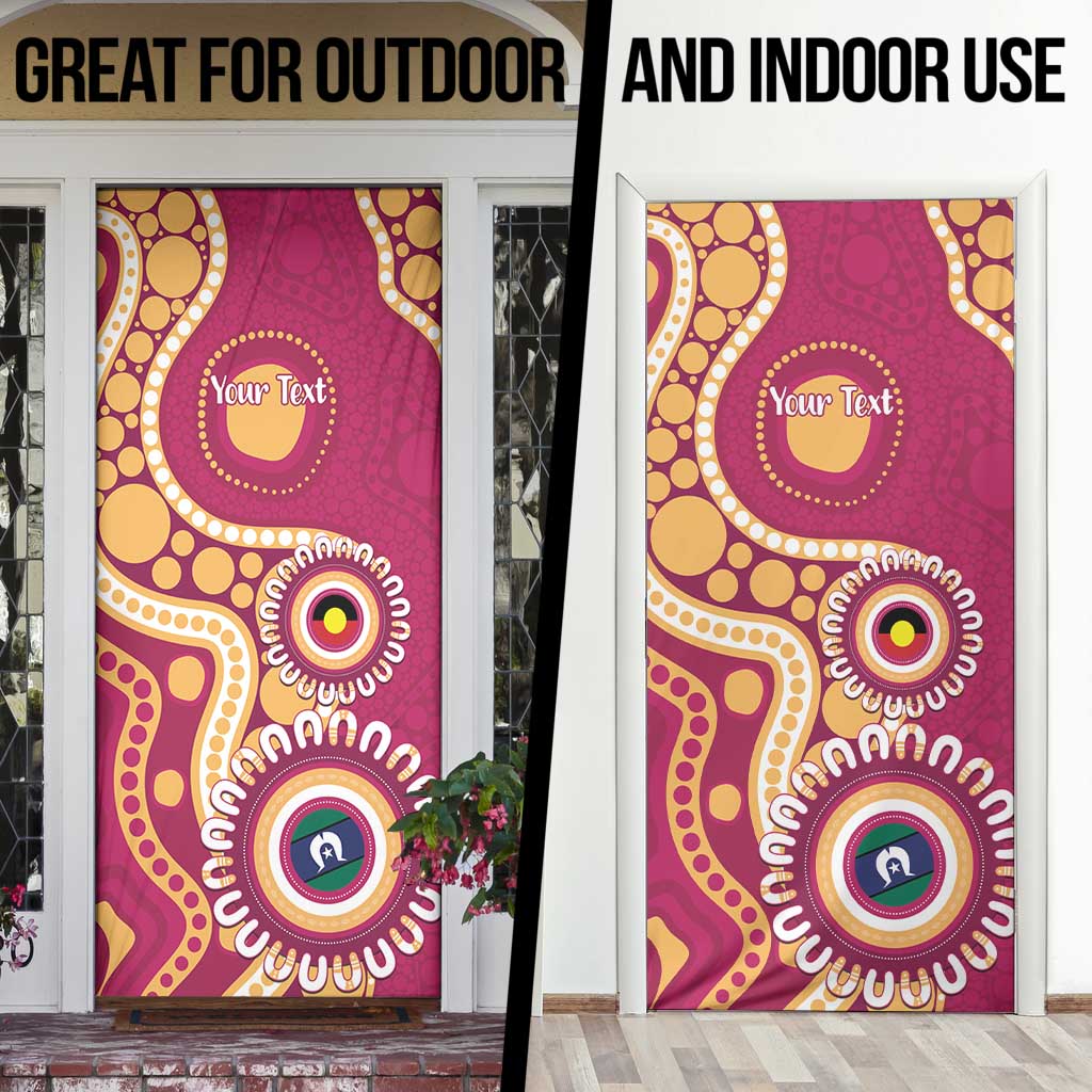Brisbane Lions NAIDOC 2026 Personalised Door Cover 50 Years of Deadly Aboriginal Art