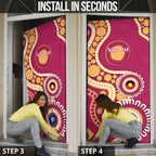 Brisbane Lions NAIDOC 2026 Personalised Door Cover 50 Years of Deadly Aboriginal Art