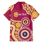 Brisbane Lions NAIDOC 2026 Personalised Family Matching Off Shoulder Maxi Dress and Hawaiian Shirt 50 Years of Deadly Aboriginal Art