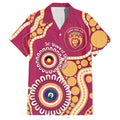 Brisbane Lions NAIDOC 2026 Personalised Family Matching Tank Maxi Dress and Hawaiian Shirt 50 Years of Deadly Aboriginal Art