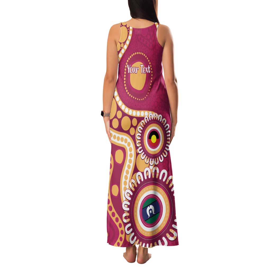 Brisbane Lions NAIDOC 2026 Personalised Family Matching Tank Maxi Dress and Hawaiian Shirt 50 Years of Deadly Aboriginal Art