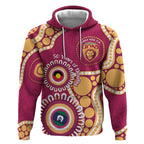 Brisbane Lions NAIDOC 2026 Personalised Hoodie 50 Years of Deadly Aboriginal Art