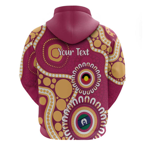 Brisbane Lions NAIDOC 2026 Personalised Hoodie 50 Years of Deadly Aboriginal Art