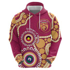 Brisbane Lions NAIDOC 2026 Personalised Hoodie 50 Years of Deadly Aboriginal Art
