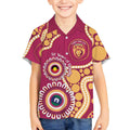 Brisbane Lions NAIDOC 2026 Personalised Kid Hawaiian Shirt 50 Years of Deadly Aboriginal Art