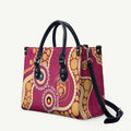 Brisbane Lions NAIDOC 2026 Personalised Leather Bag 50 Years of Deadly Aboriginal Art