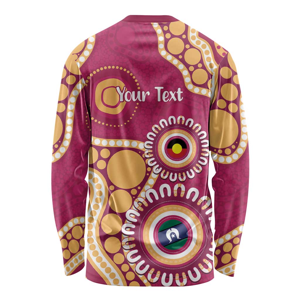 Brisbane Lions NAIDOC 2026 Personalised Long Sleeve Shirt 50 Years of Deadly Aboriginal Art