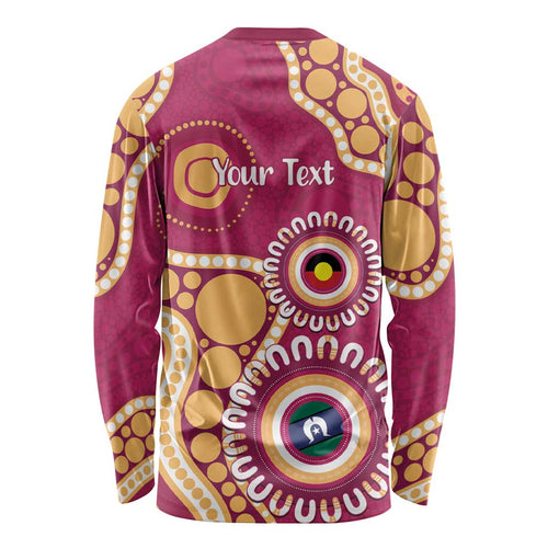 Brisbane Lions NAIDOC 2026 Personalised Long Sleeve Shirt 50 Years of Deadly Aboriginal Art