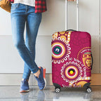 Brisbane Lions NAIDOC 2026 Personalised Luggage Cover 50 Years of Deadly Aboriginal Art