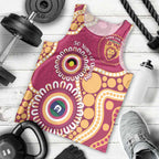 Brisbane Lions NAIDOC 2026 Personalised Men Tank Top 50 Years of Deadly Aboriginal Art