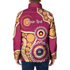 Brisbane Lions NAIDOC 2026 Personalised Padded Jacket 50 Years of Deadly Aboriginal Art