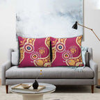 Brisbane Lions NAIDOC 2026 Personalised Pillow Cover 50 Years of Deadly Aboriginal Art