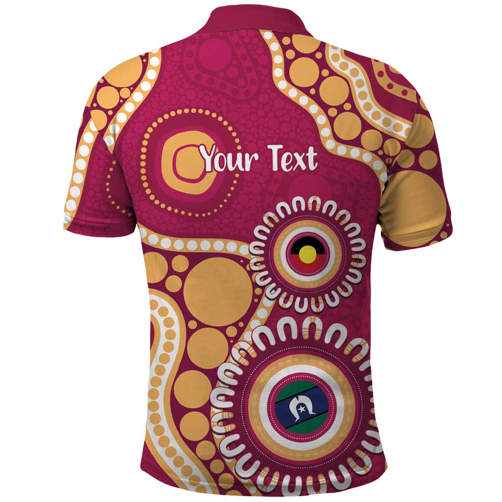 Brisbane Lions NAIDOC 2026 Personalised Polo Shirt 50 Years of Deadly Aboriginal Art