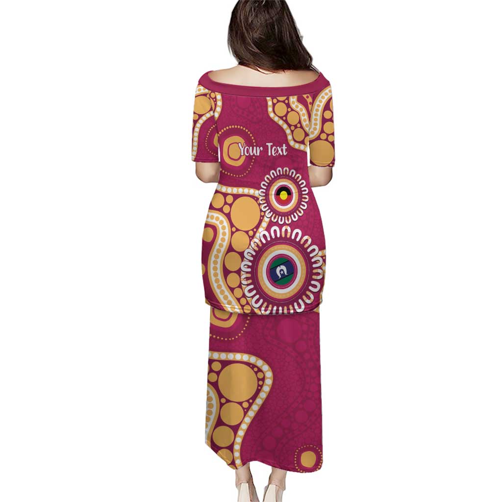 Brisbane Lions NAIDOC 2026 Personalised Puletasi 50 Years of Deadly Aboriginal Art