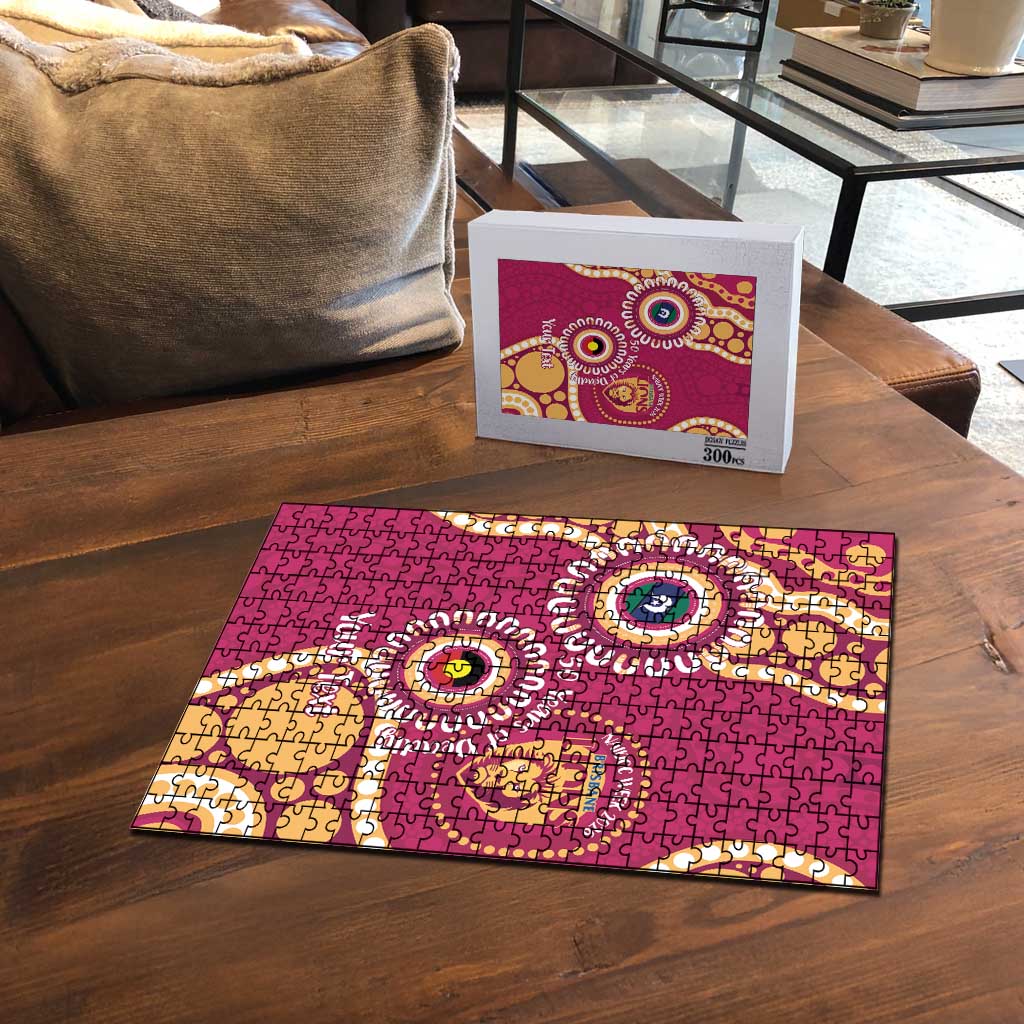Brisbane Lions NAIDOC 2026 Personalised Puzzle 50 Years of Deadly Aboriginal Art