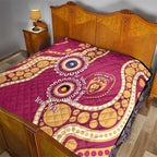Brisbane Lions NAIDOC 2026 Personalised Quilt 50 Years of Deadly Aboriginal Art