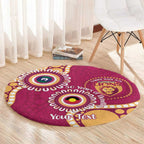 Brisbane Lions NAIDOC 2026 Personalised Round Carpet 50 Years of Deadly Aboriginal Art