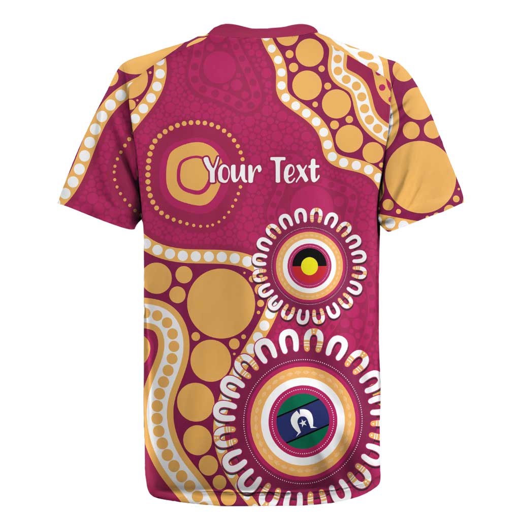 Brisbane Lions NAIDOC 2026 Personalised Rugby Jersey 50 Years of Deadly Aboriginal Art