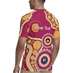 Brisbane Lions NAIDOC 2026 Personalised Rugby Jersey 50 Years of Deadly Aboriginal Art
