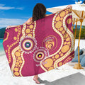 Brisbane Lions NAIDOC 2026 Personalised Sarong 50 Years of Deadly Aboriginal Art