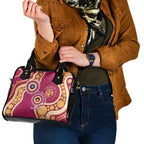 Brisbane Lions NAIDOC 2026 Personalised Shoulder Handbag 50 Years of Deadly Aboriginal Art