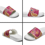 Brisbane Lions NAIDOC 2026 Personalised Slide Sandals 50 Years of Deadly Aboriginal Art
