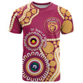 Brisbane Lions NAIDOC 2026 Personalised T Shirt 50 Years of Deadly Aboriginal Art