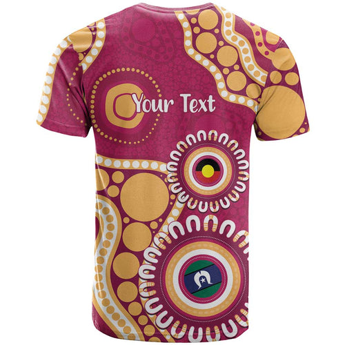Brisbane Lions NAIDOC 2026 Personalised T Shirt 50 Years of Deadly Aboriginal Art
