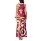 Brisbane Lions NAIDOC 2026 Personalised Tank Maxi Dress 50 Years of Deadly Aboriginal Art