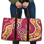 Brisbane Lions NAIDOC 2026 Personalised Travel Bag 50 Years of Deadly Aboriginal Art
