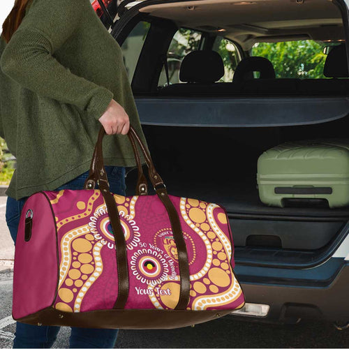 Brisbane Lions NAIDOC 2026 Personalised Travel Bag 50 Years of Deadly Aboriginal Art