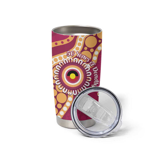 Brisbane Lions NAIDOC 2026 Personalised Tumbler Cup 50 Years of Deadly Aboriginal Art