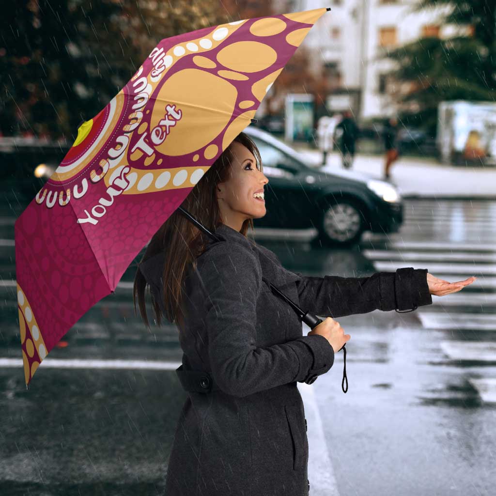 Brisbane Lions NAIDOC 2026 Personalised Umbrella 50 Years of Deadly Aboriginal Art