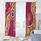 Brisbane Lions NAIDOC 2026 Personalised Window Curtain 50 Years of Deadly Aboriginal Art