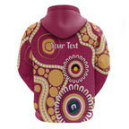 Brisbane Lions NAIDOC 2026 Personalised Zip Hoodie 50 Years of Deadly Aboriginal Art