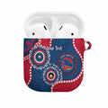 Adelaide Crows NAIDOC 2026 Personalised AirPods Case 50 Years of Deadly Aboriginal Art