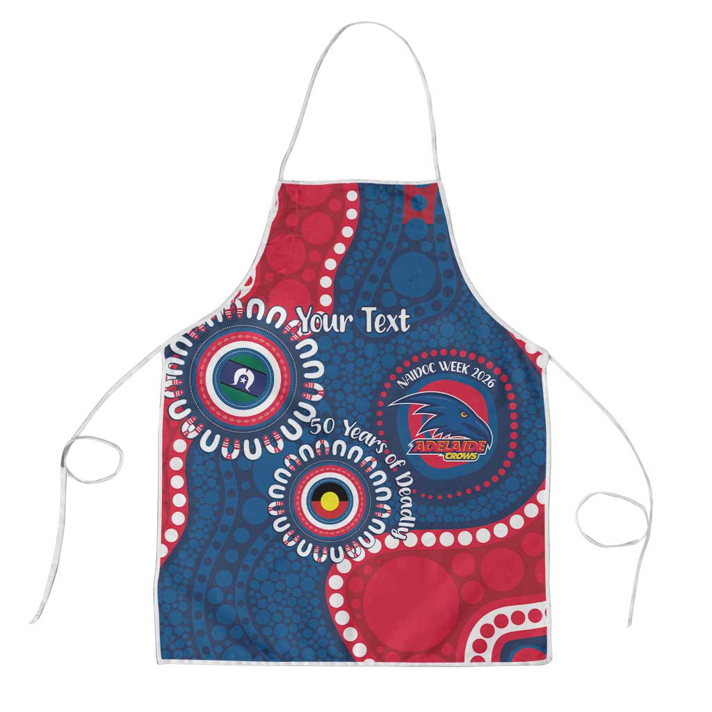 Adelaide Crows NAIDOC 2026 Personalised Apron 50 Years of Deadly Aboriginal Art