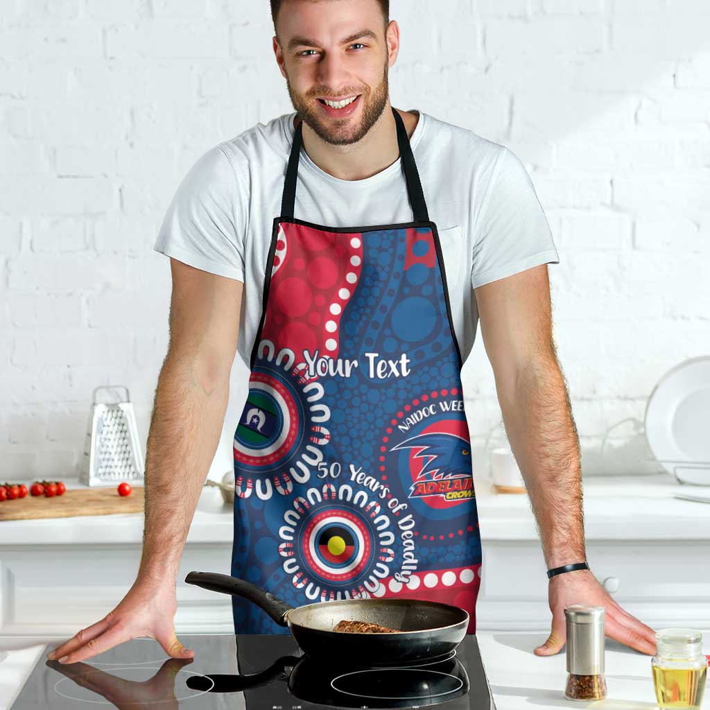 Adelaide Crows NAIDOC 2026 Personalised Apron 50 Years of Deadly Aboriginal Art