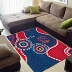 Adelaide Crows NAIDOC 2026 Personalised Area Rug 50 Years of Deadly Aboriginal Art