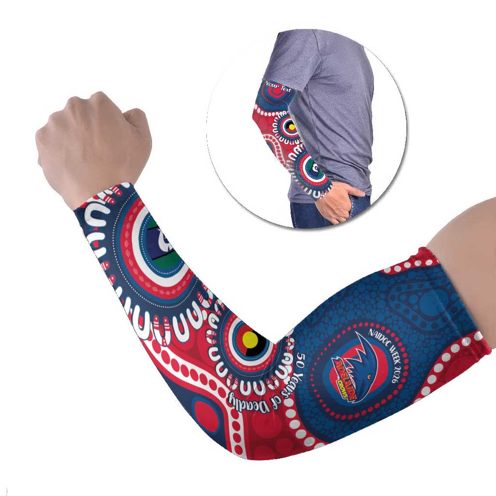 Adelaide Crows NAIDOC 2026 Personalised Arm Sleeves 50 Years of Deadly Aboriginal Art