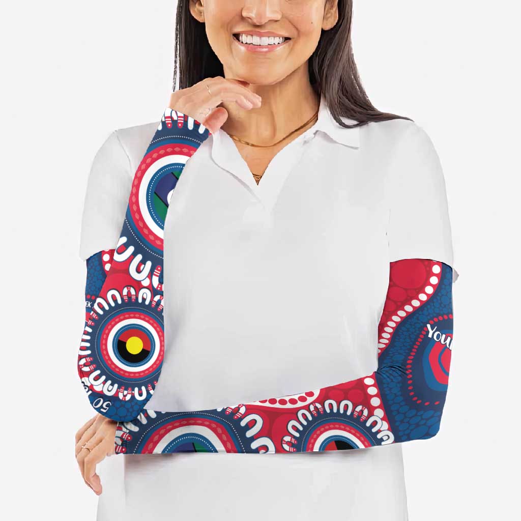 Adelaide Crows NAIDOC 2026 Personalised Arm Sleeves 50 Years of Deadly Aboriginal Art