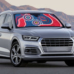 Adelaide Crows NAIDOC 2026 Personalised Auto Sun Shade 50 Years of Deadly Aboriginal Art