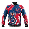 Adelaide Crows NAIDOC 2026 Personalised Baseball Jacket 50 Years of Deadly Aboriginal Art
