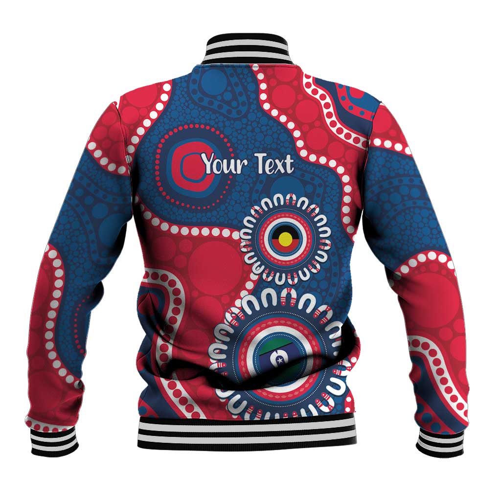 Adelaide Crows NAIDOC 2026 Personalised Baseball Jacket 50 Years of Deadly Aboriginal Art