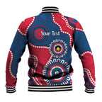 Adelaide Crows NAIDOC 2026 Personalised Baseball Jacket 50 Years of Deadly Aboriginal Art